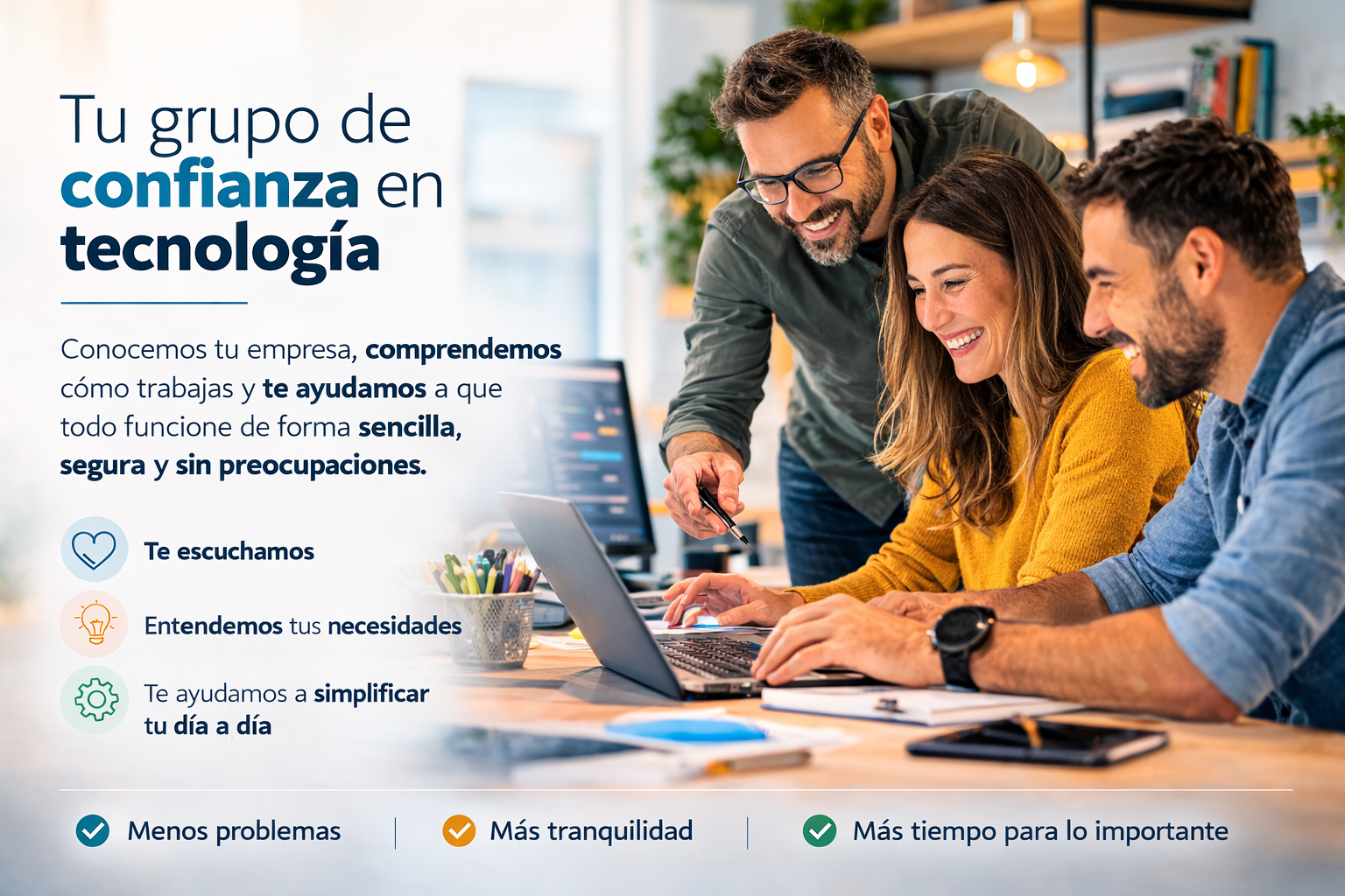 Tu grupo de confianza en tecnología